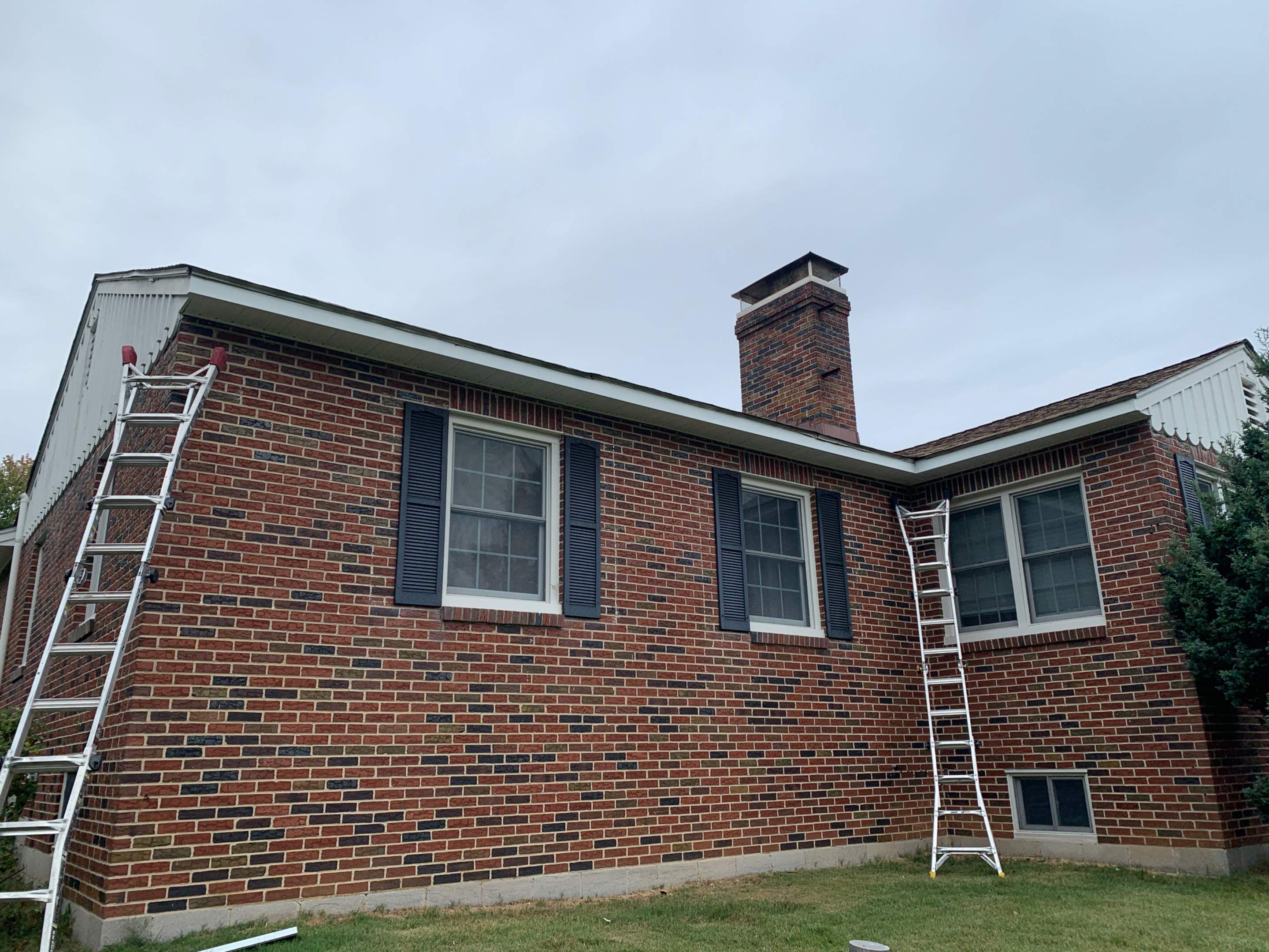 Gutter Installation using 6" Seamless Gutters by Matter Construction, LLC