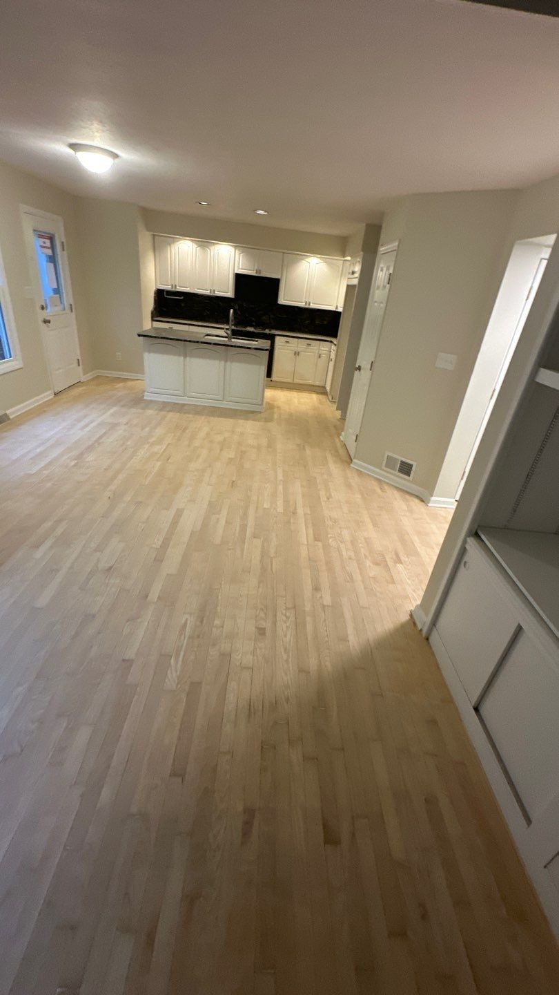 Hardwood Refinishing Project in Canonsburg by Floors in a Day, Inc