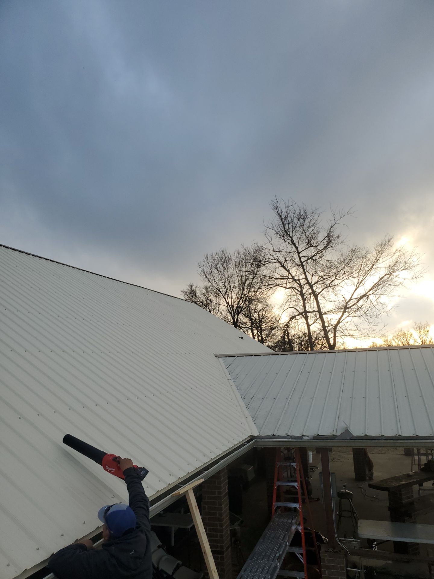Residential Metal Roof Replacement using Reed's Metals: 26 GA. Colored Residential Metal Panels (Ivory) by Hostetler Roofing