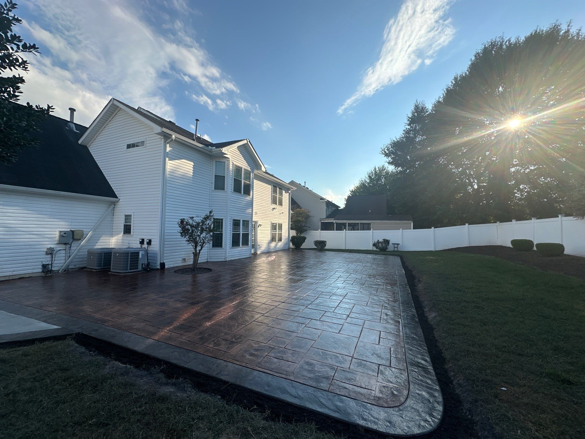 Project in Portsmouth by Sam The Concrete Man Virginia Beach