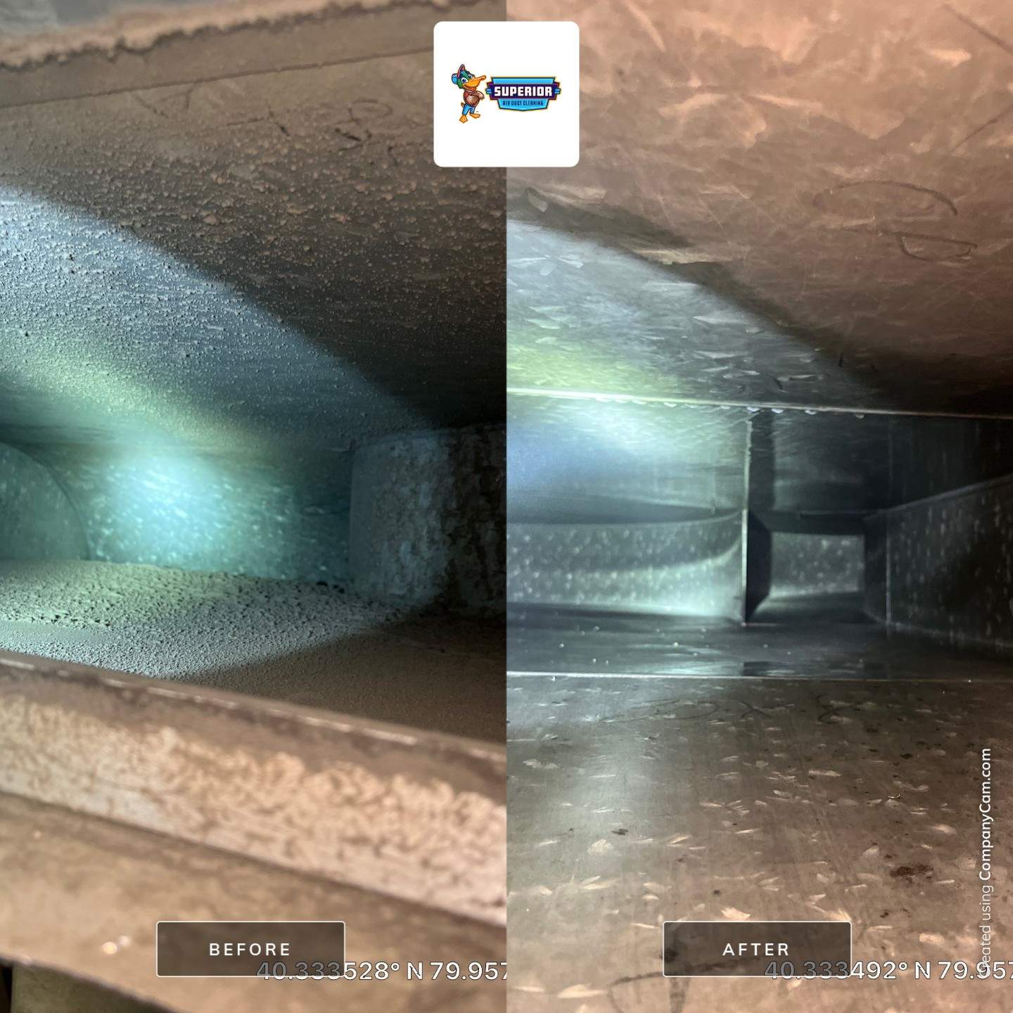 Air Duct Cleaning With a Vacuum Truck in Pleasant Hills, PA by Superior Air Duct Cleaning