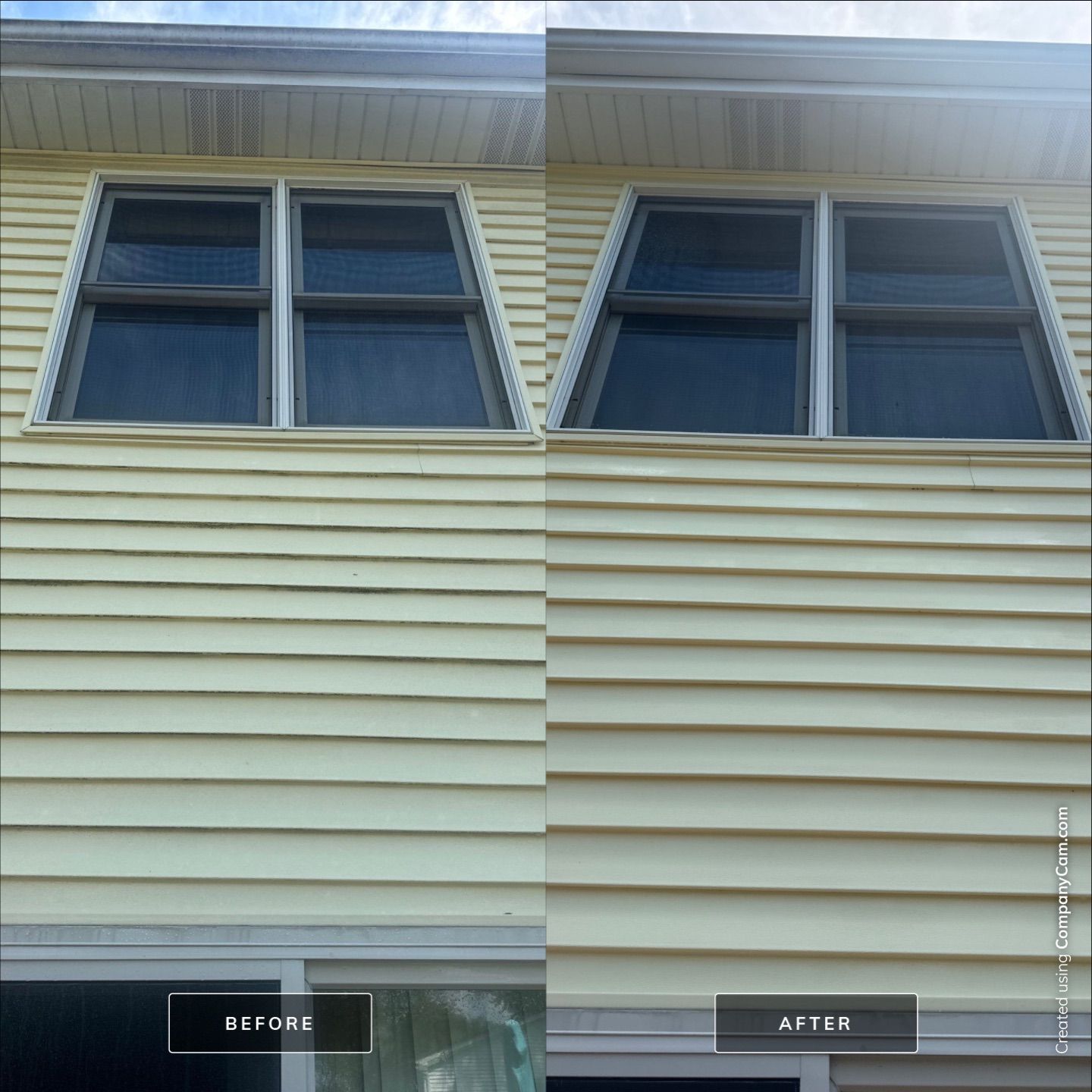 Project in Island Lake by Simmons Power & Soft Washing