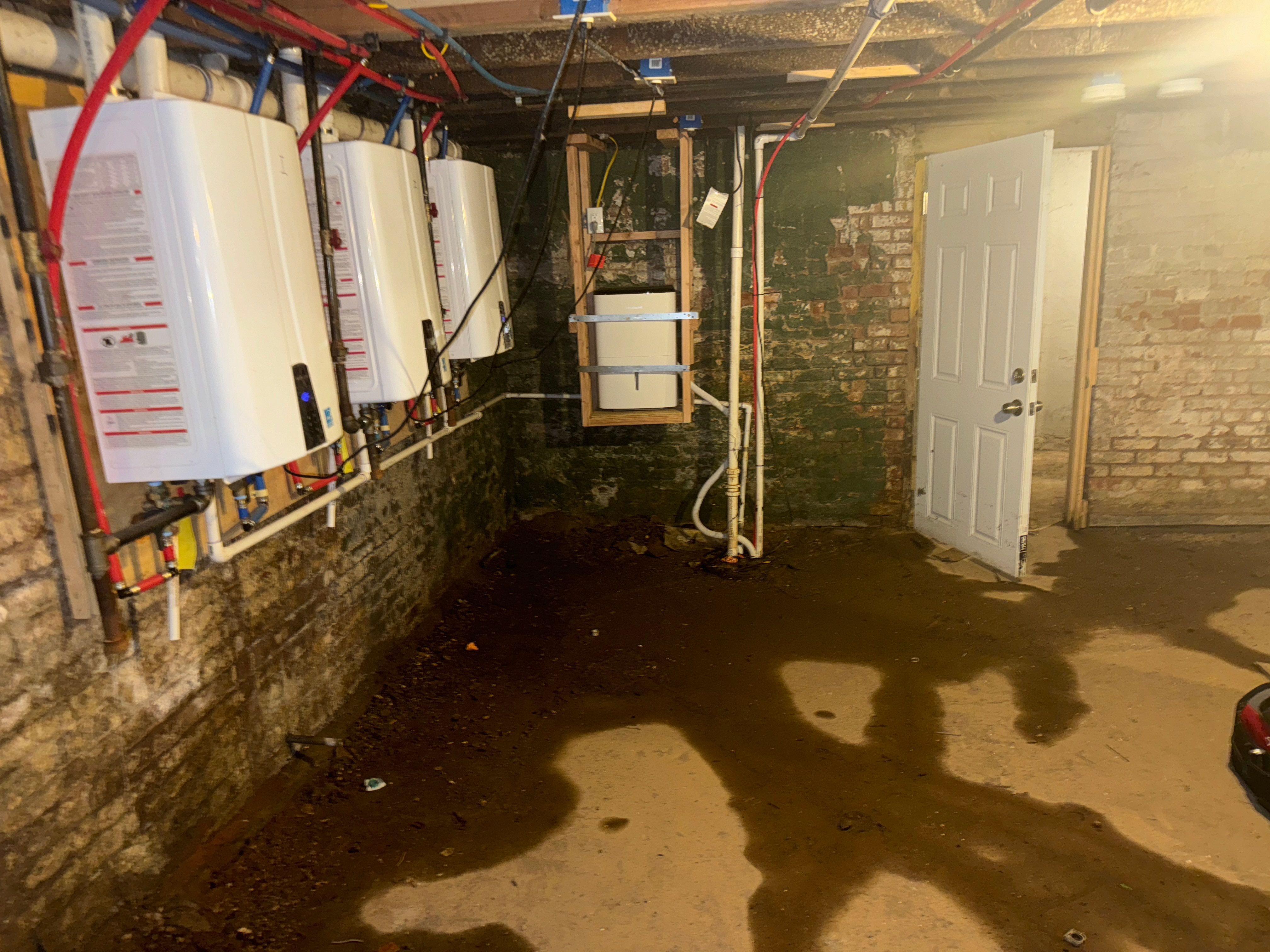 Interior French Drain & Wall Vapor Barrier in Newark, NJ  by Pure Service Pro, LLC 