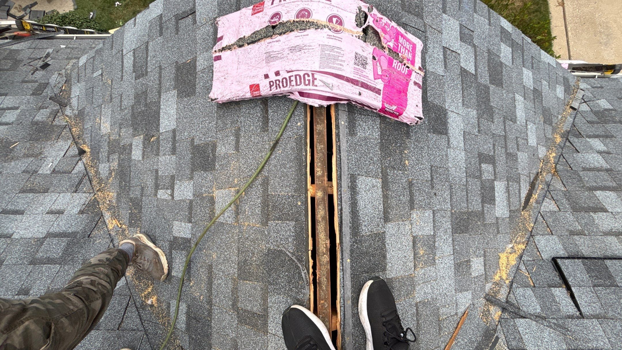 Roof Replacement using Owens Corning Slatestone Gray by 180 Contractors