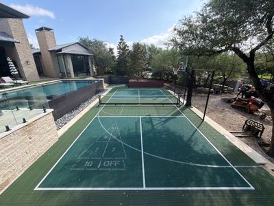 Custom Gamecourt in Spanish Oaks