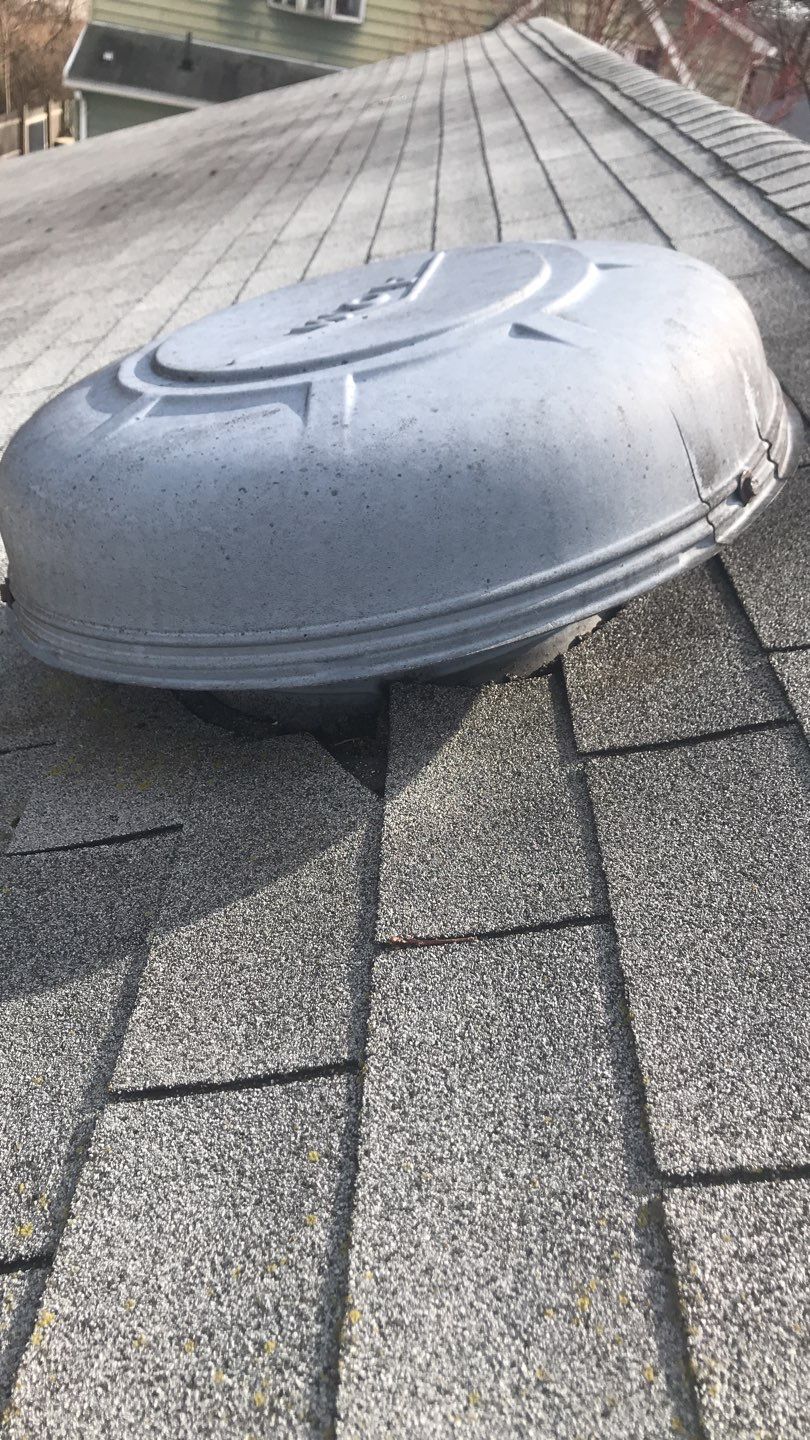 Residential Roofing Installation using Owens Corning Duration Slatestone Gray by A Plus Exterior