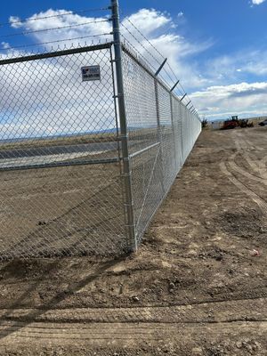 Commercial using 8'+1' 9ga chain link