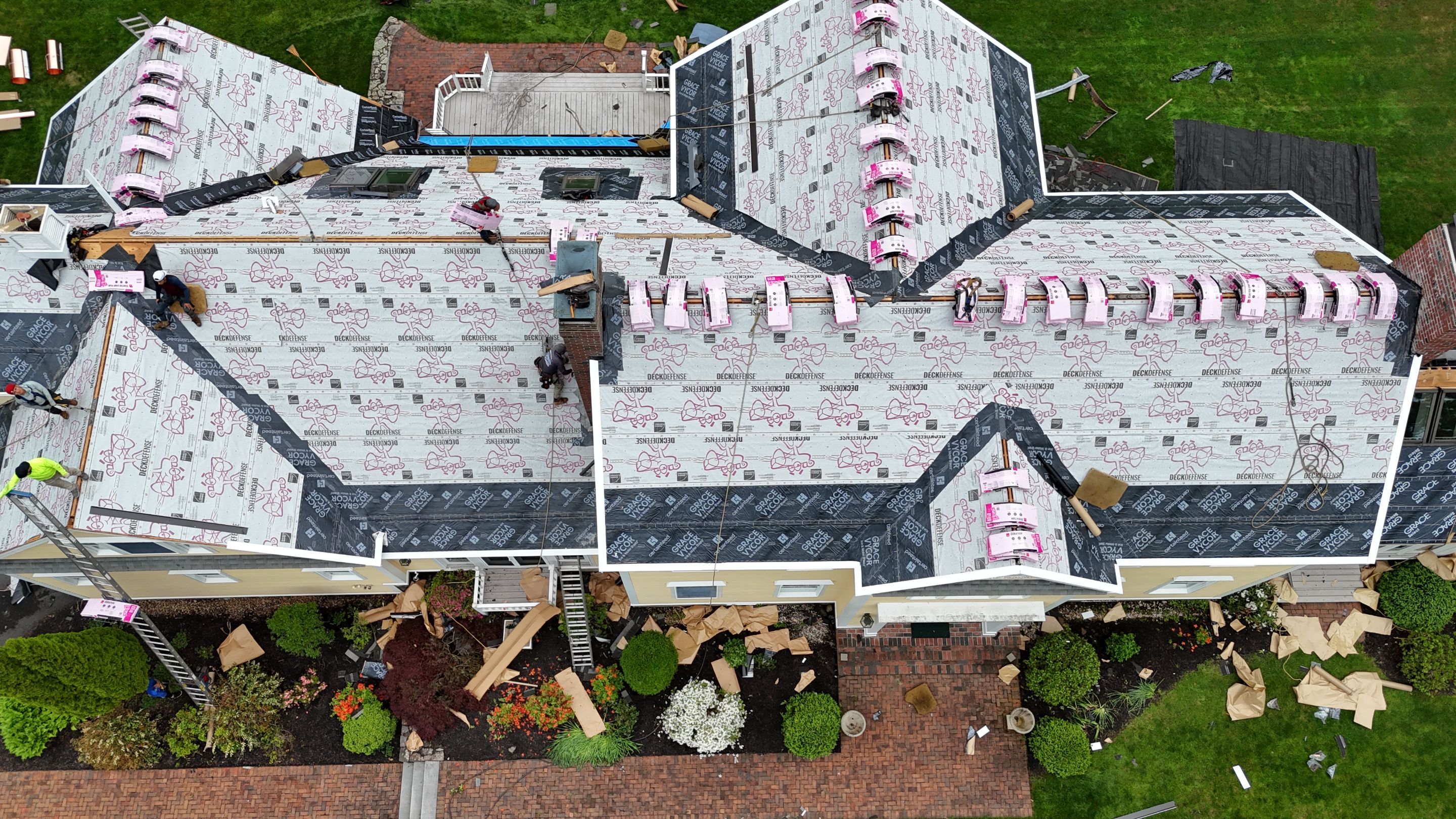 Roof Replacement with Owens Corning Shingles and Copper Flashing by Mighty Dog Roofing of Greater Middlesex County