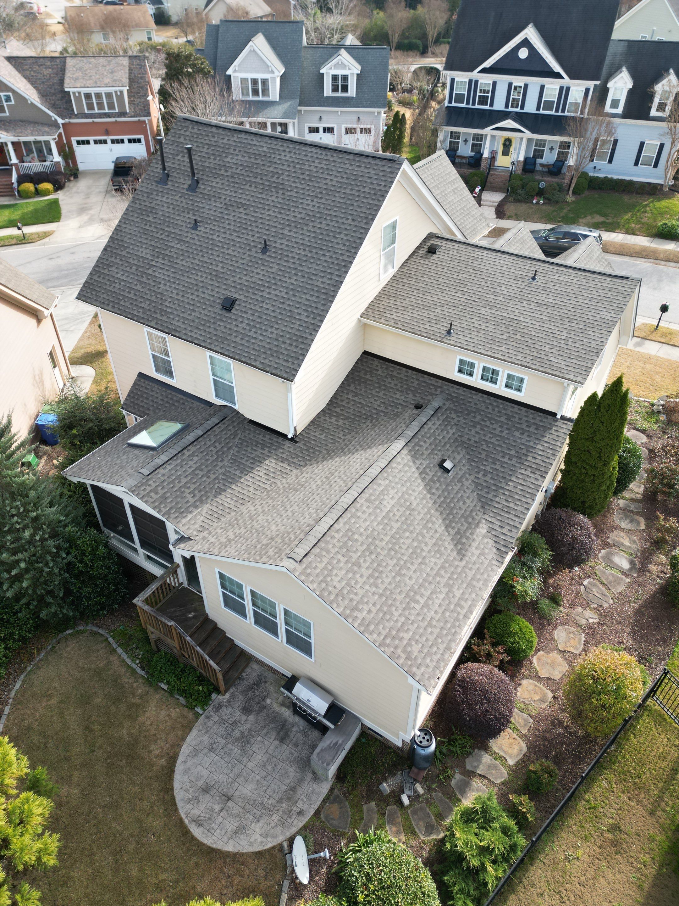 Roof Replacement - GAF Timberline HDZ Weathered Wood shingles  by Pro Performance Roofing