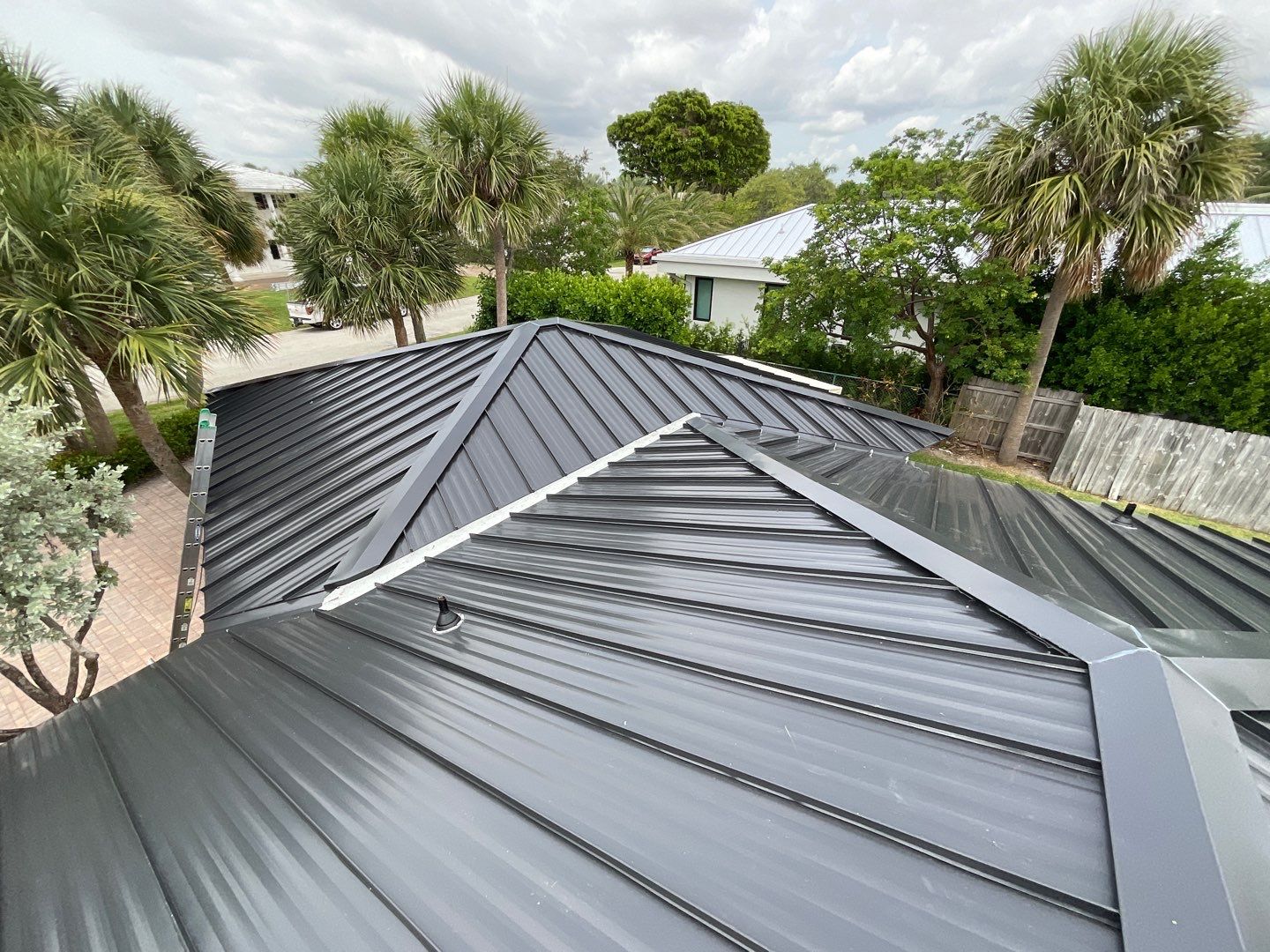 Residential Re-Roof using MS Metals, Aluminum Standing Seam Roof by First Due Roofing