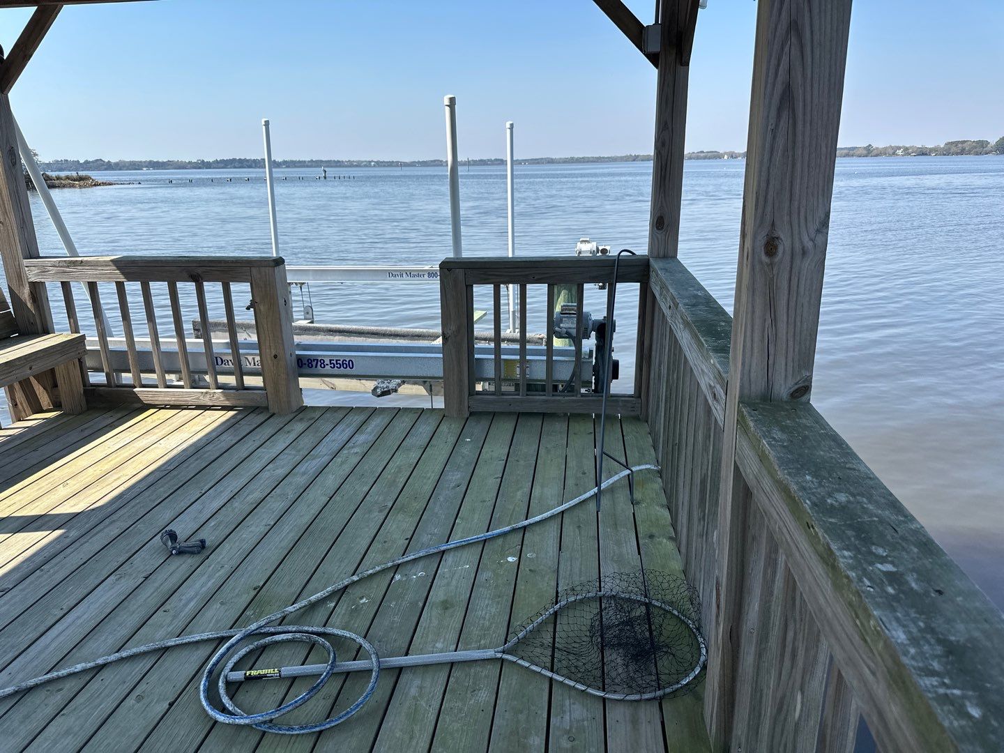 Dock using Wood Sealant by DuraSeal