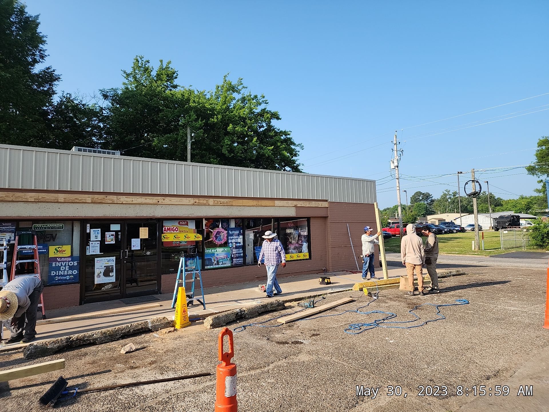 Store Building in Hope by Hostetler Roofing