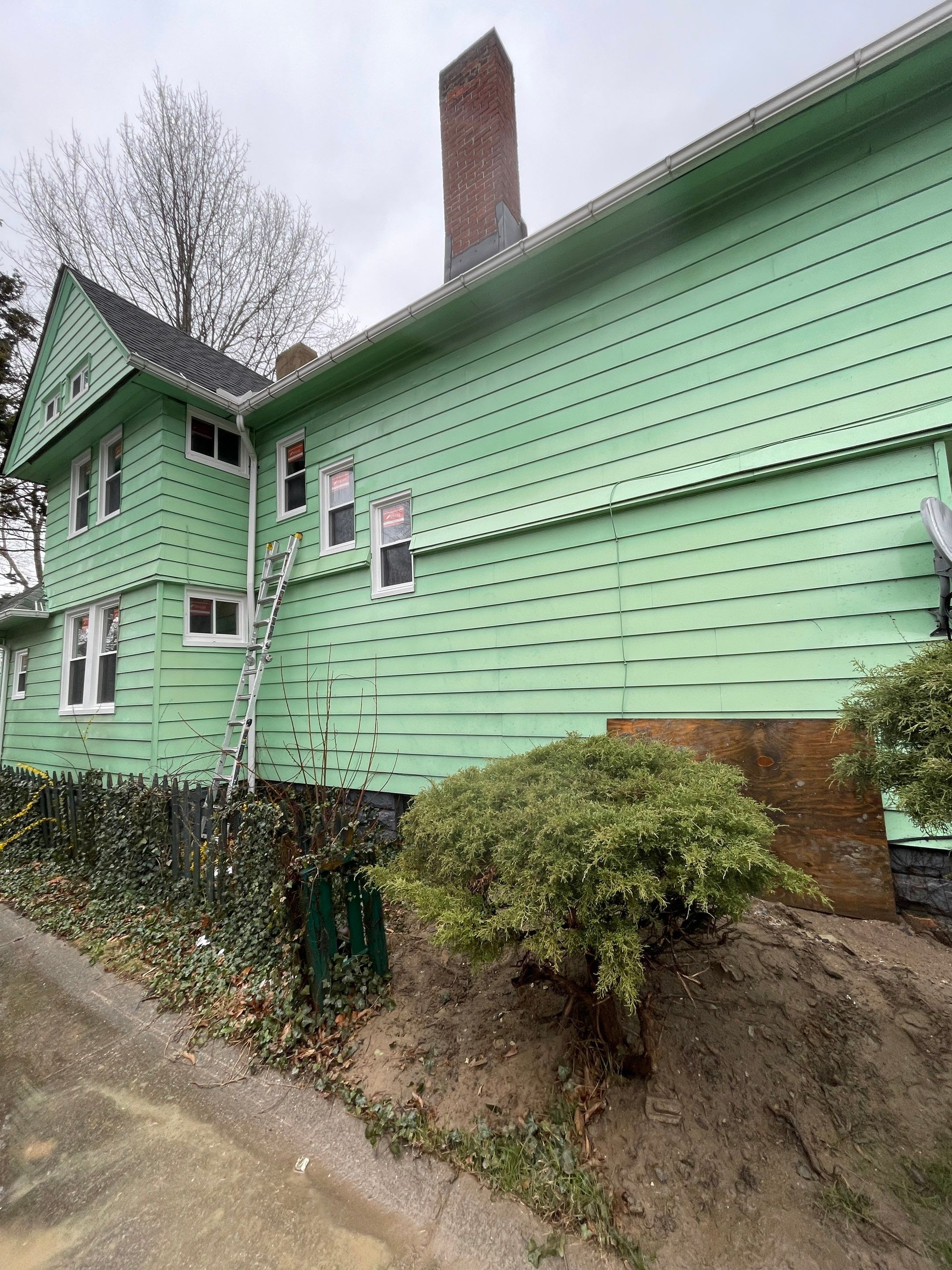Exterior Painting using Benjamin Moore Element Guard by Callaway Contracting LLC