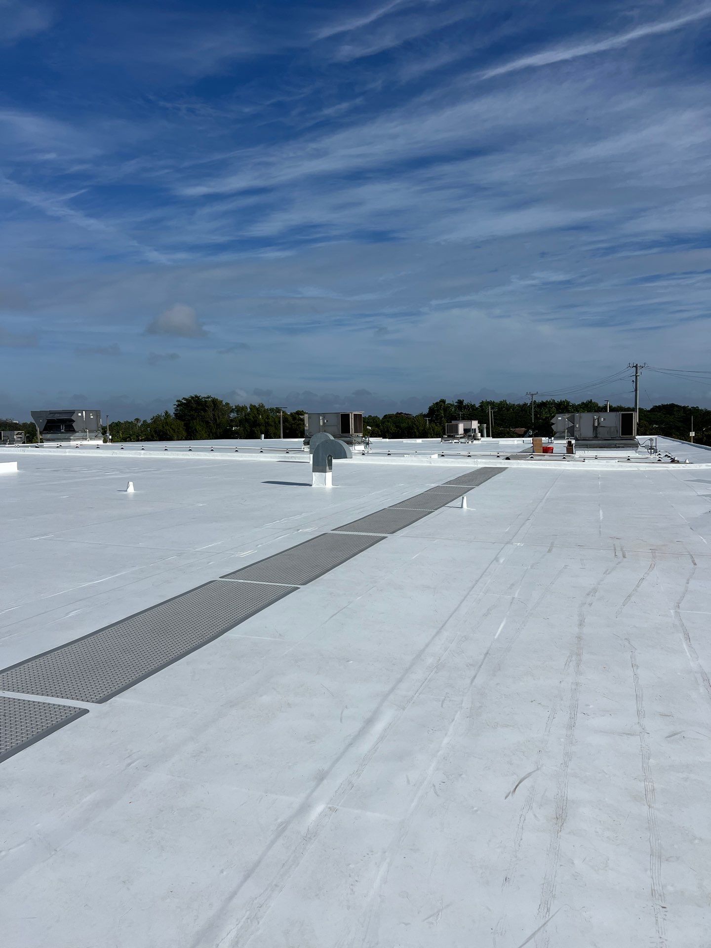 Commercial Re-Roof using GAF TPO by First Due Roofing