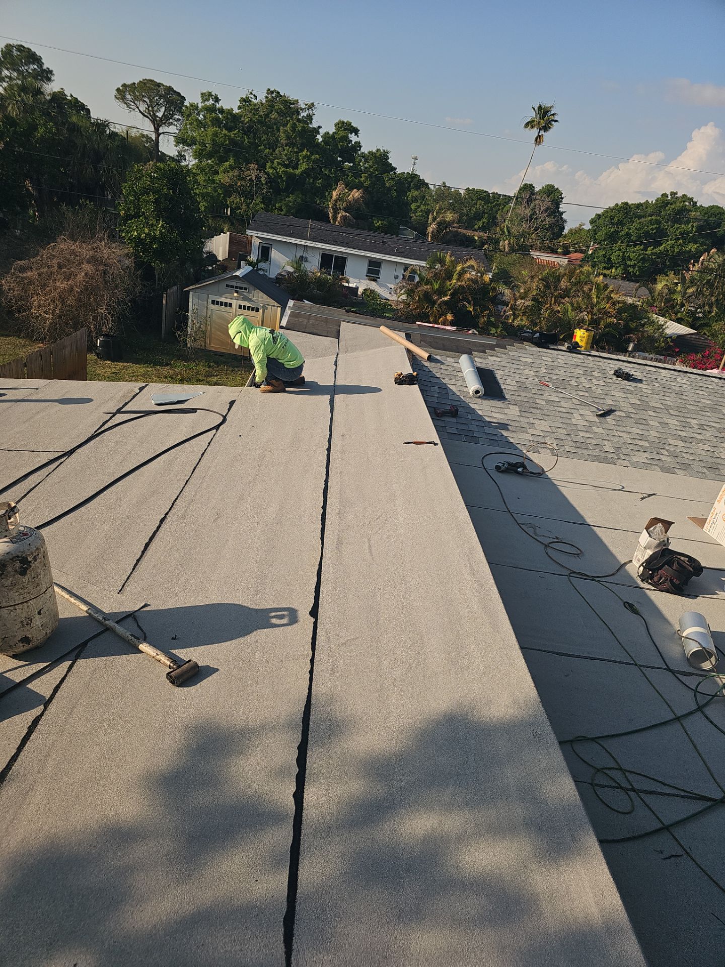 Project in St. Petersburg 33710 by Mitchell Roofing Company LLC 