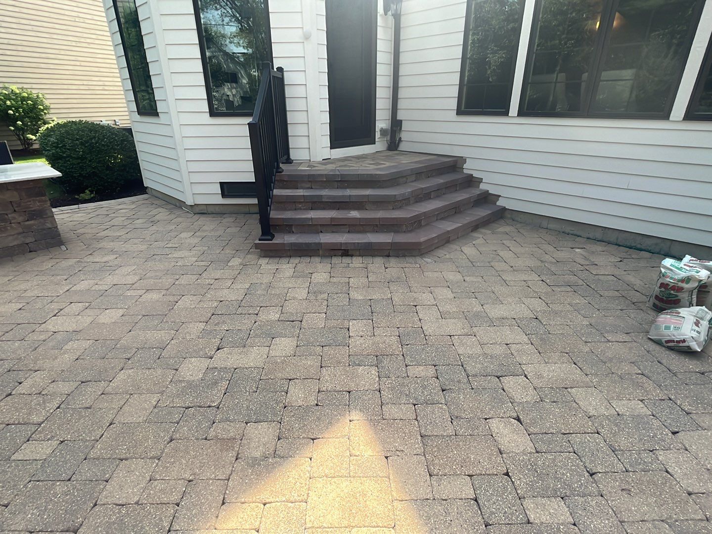 Brick paver clean, sand and seal.  using Surebond SB-1300 by Northern Power Washing LLC.