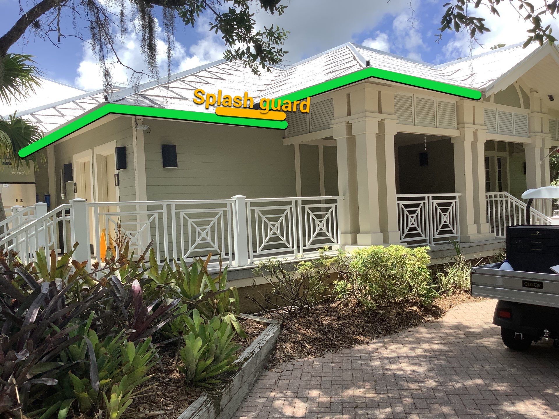 7-Inch Smooth Box Seamless Gutters using smooth box gutters in Fort Myers FL by Gutter Professors