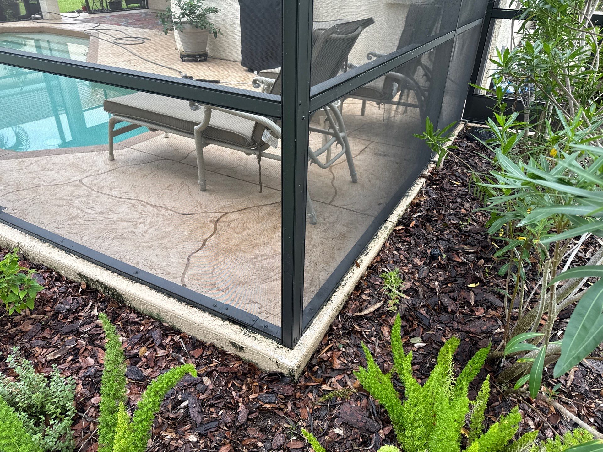 Painted Pool Deck, Screen Enclosure & Outdoor Furniture Cleaning – Tara Community, Bradenton, FL by Sunshine AquaWash