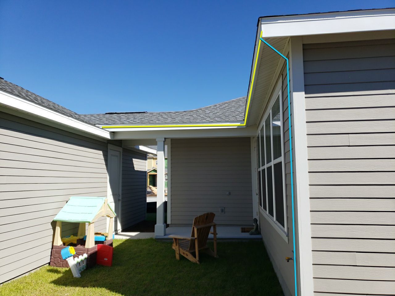 Gutter Installation using K-Style Seamless Gutters by Gutter Professors