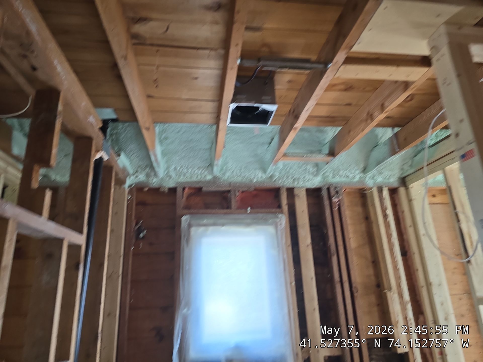 Attic Insulation using Closed Cell Spray Foam by NYS Foam & Energy