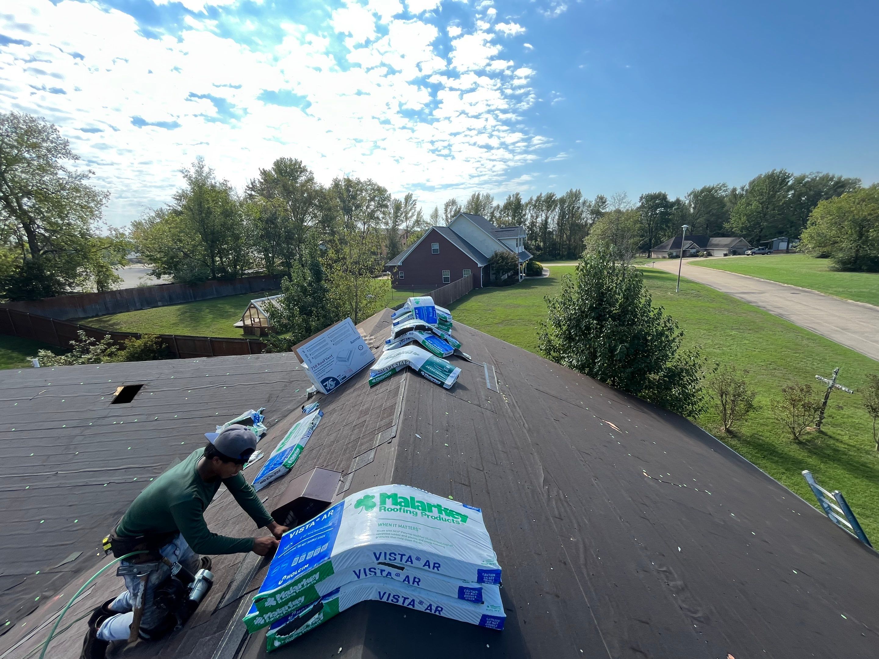 Residential Shingle Reroof: 45 year Impact Rated Architectural Shingle by Hostetler Roofing