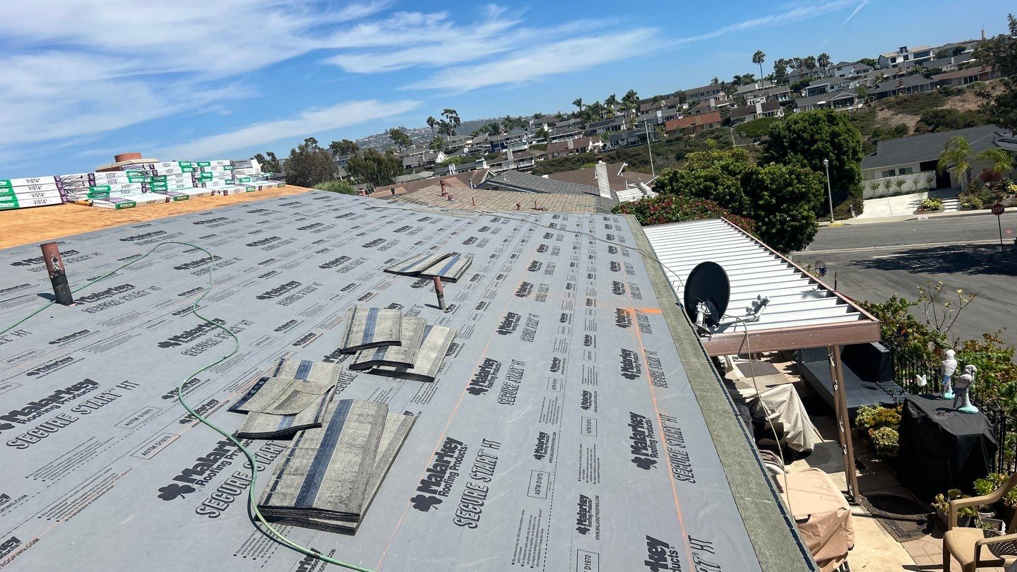 Full Roof Replacement and Eave Repair in San Clemente by Reliable Roofing San Diego Inc.