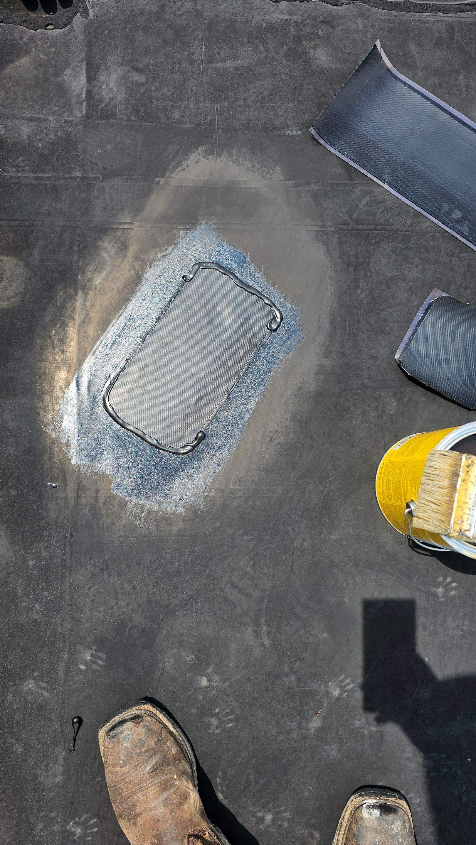 Columbus Rubber Roof Repair by KFX Roofing