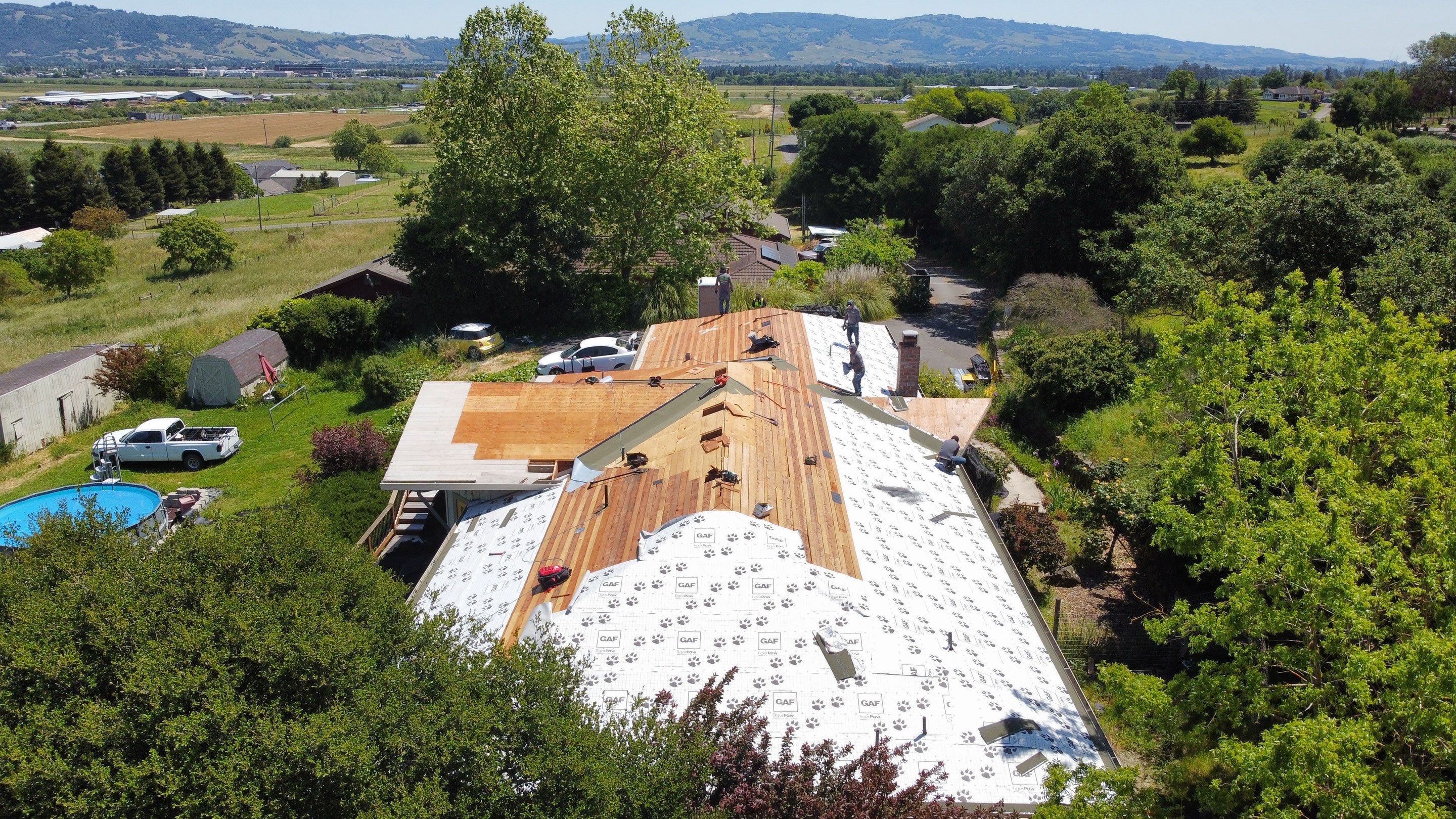 Residential Roofing Installation using GAF Timberline HDZ RS by Sustainable Living Builders, Inc.