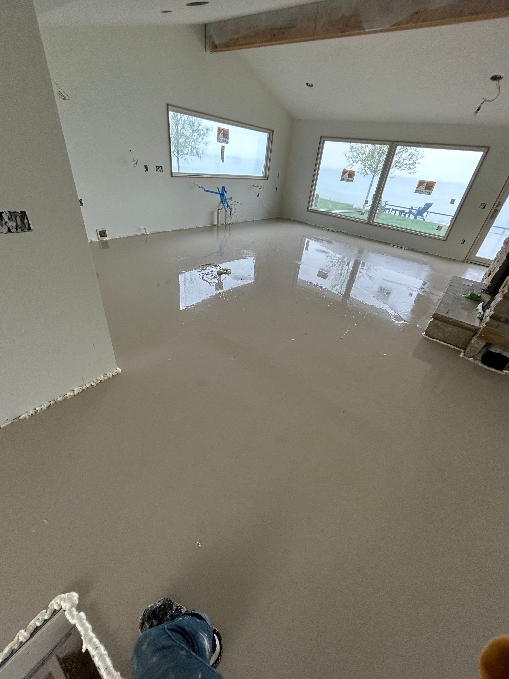 This project has it all!!!! Custom Flooring, Leveling Service, Custom Stair parts and pieces, risers, blue pad cover - all inclusive service from RTB! by RTBaldwin Hardwood Floors
