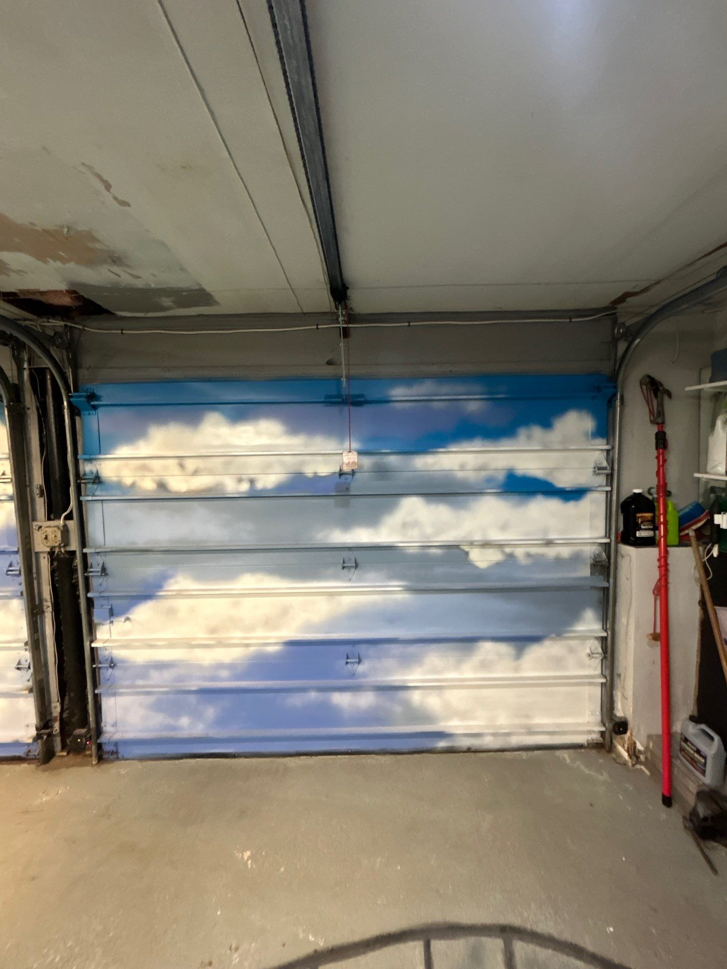 Garage Door Installation using Amarr Designer Choice door by DiGiorgi Roofing and Siding Inc