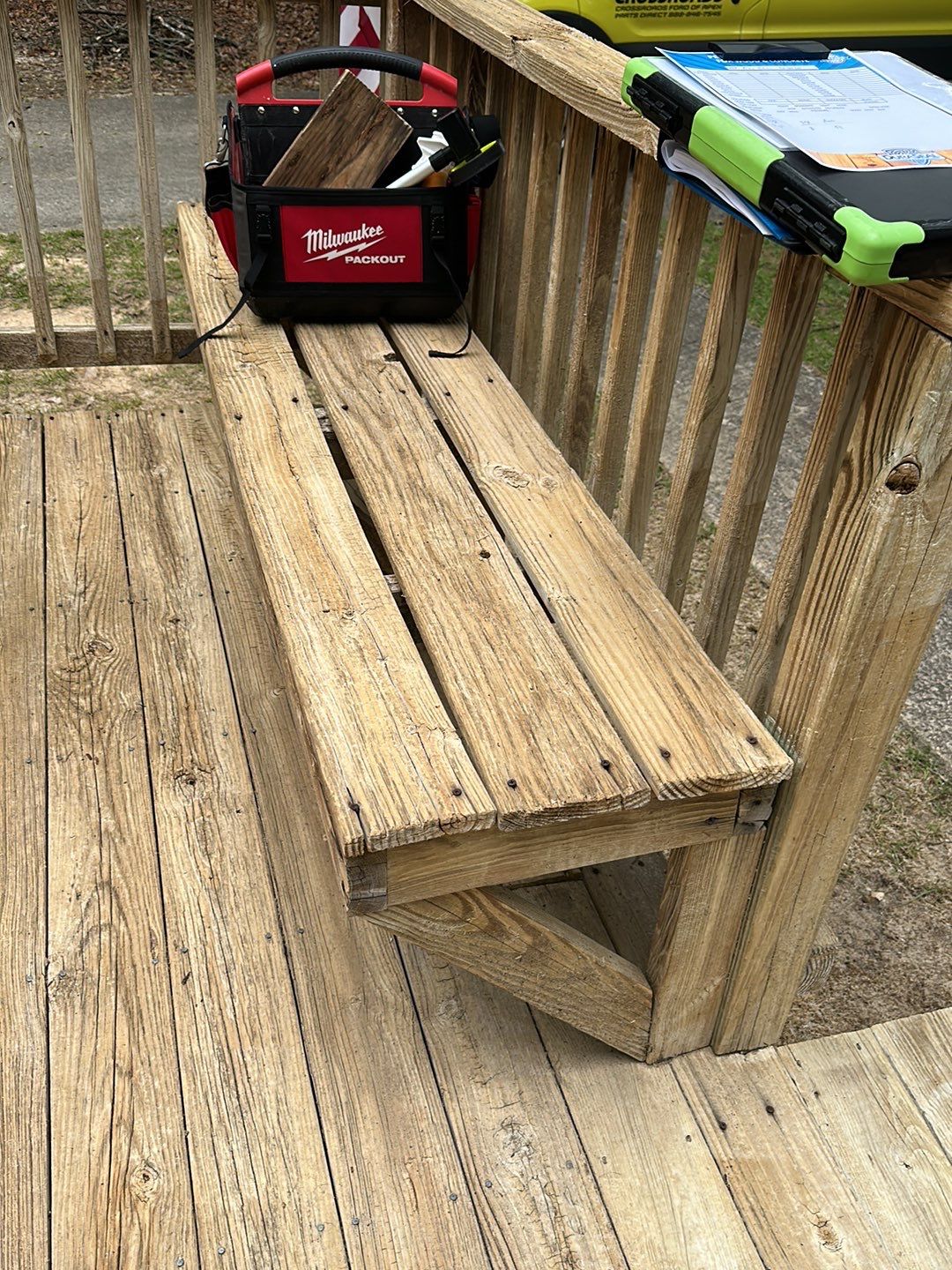 Weathered Deck using AcryFin by DuraSeal