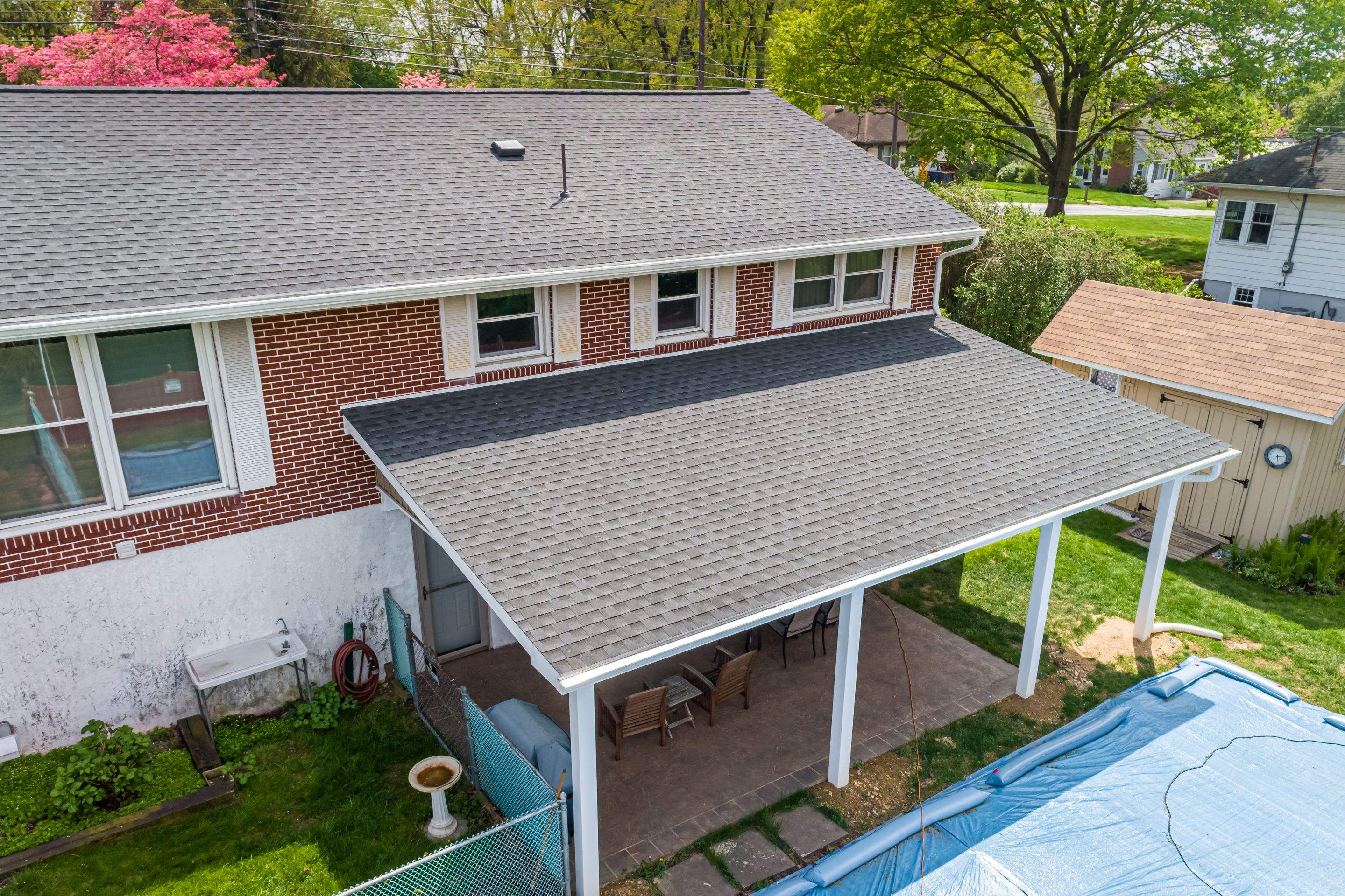 shingle Roof-pewter gray by Esh Builders