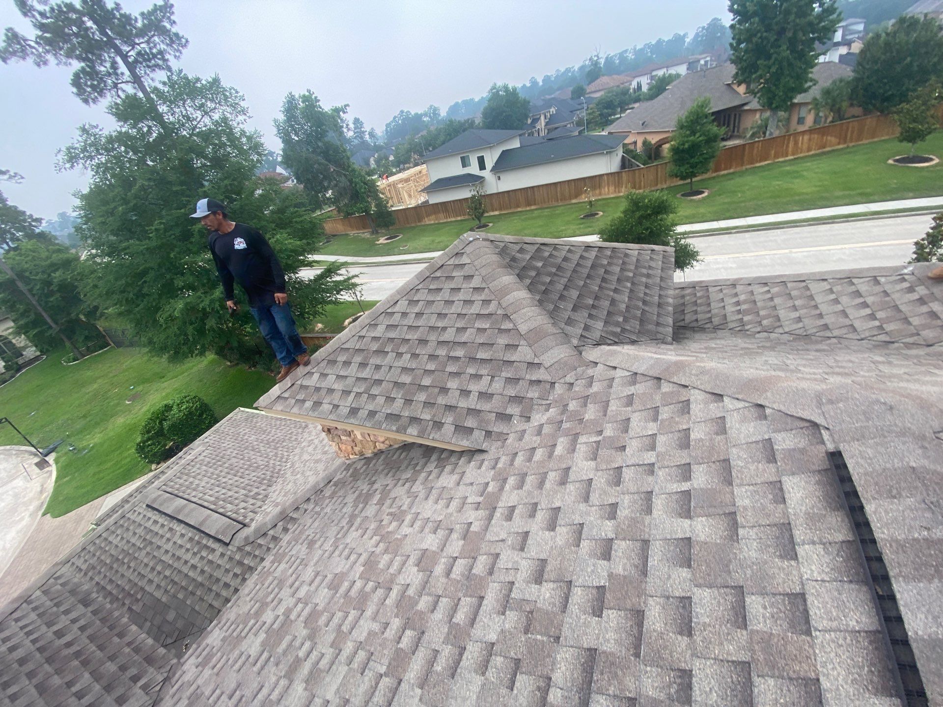 Residential Roofing Repair using Owen's Corning Duration (Lifetime) Shingles by Roof Repair Company