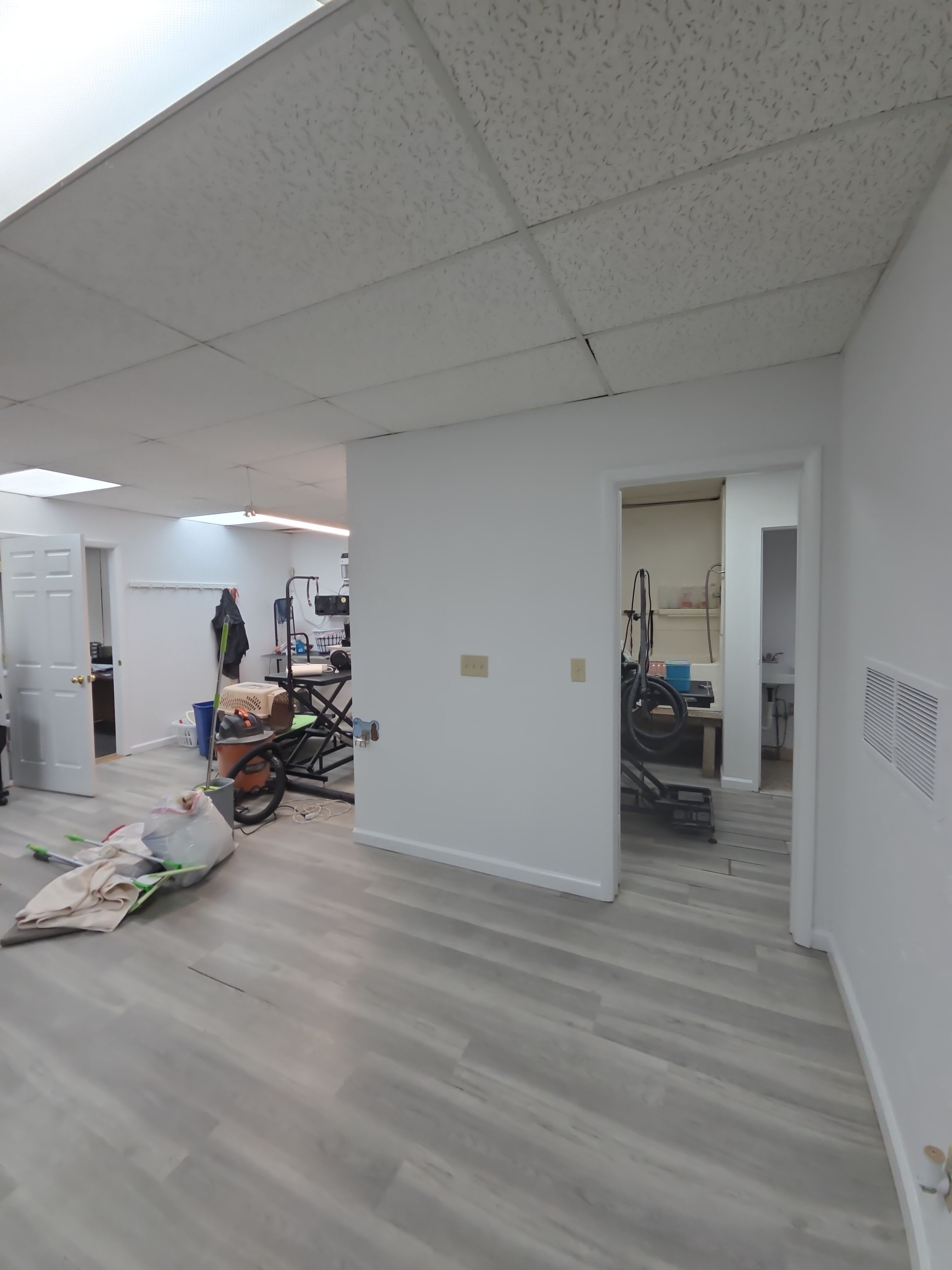 Commercial Interior Painting for Hillsdale Pet Grooming Facility by Spectrum Painting, LLC