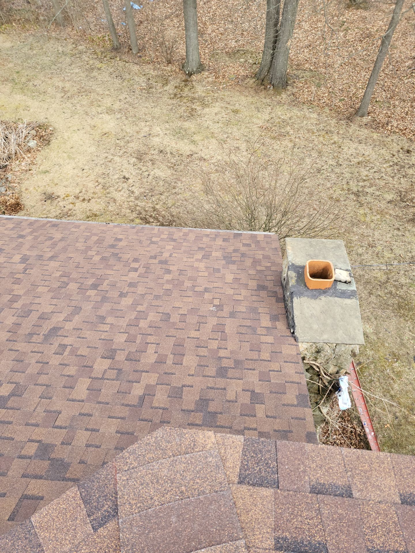 Atlas Pinnacle, Color, Burnt Hickory, Drip Edge, Color, Royal Brown by Eagle Eye Roofing