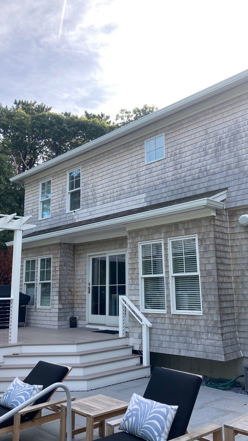 Provincetown, MA Gutter Installation using 6" K-Style Aluminum Duo Pro Gutter by Gutter Pro Enterprises