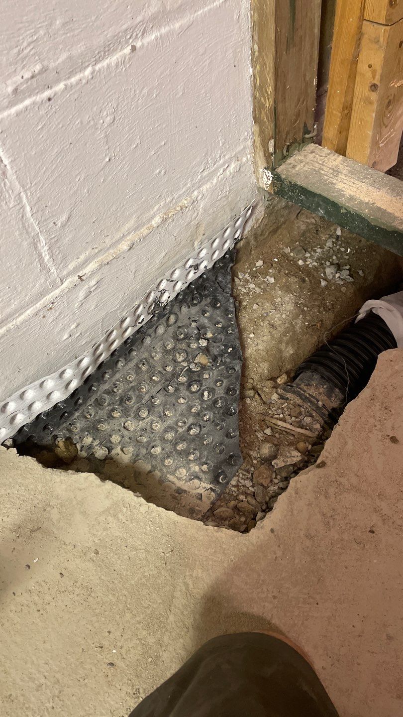 Extending the Drain Tile System for Igor by Waterproofing Northeast
