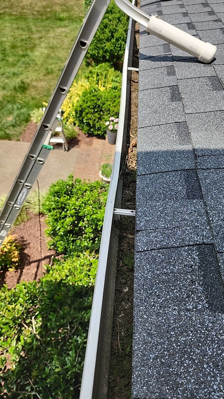 Gutter guard instalation  by Power Wash Masters LLC
