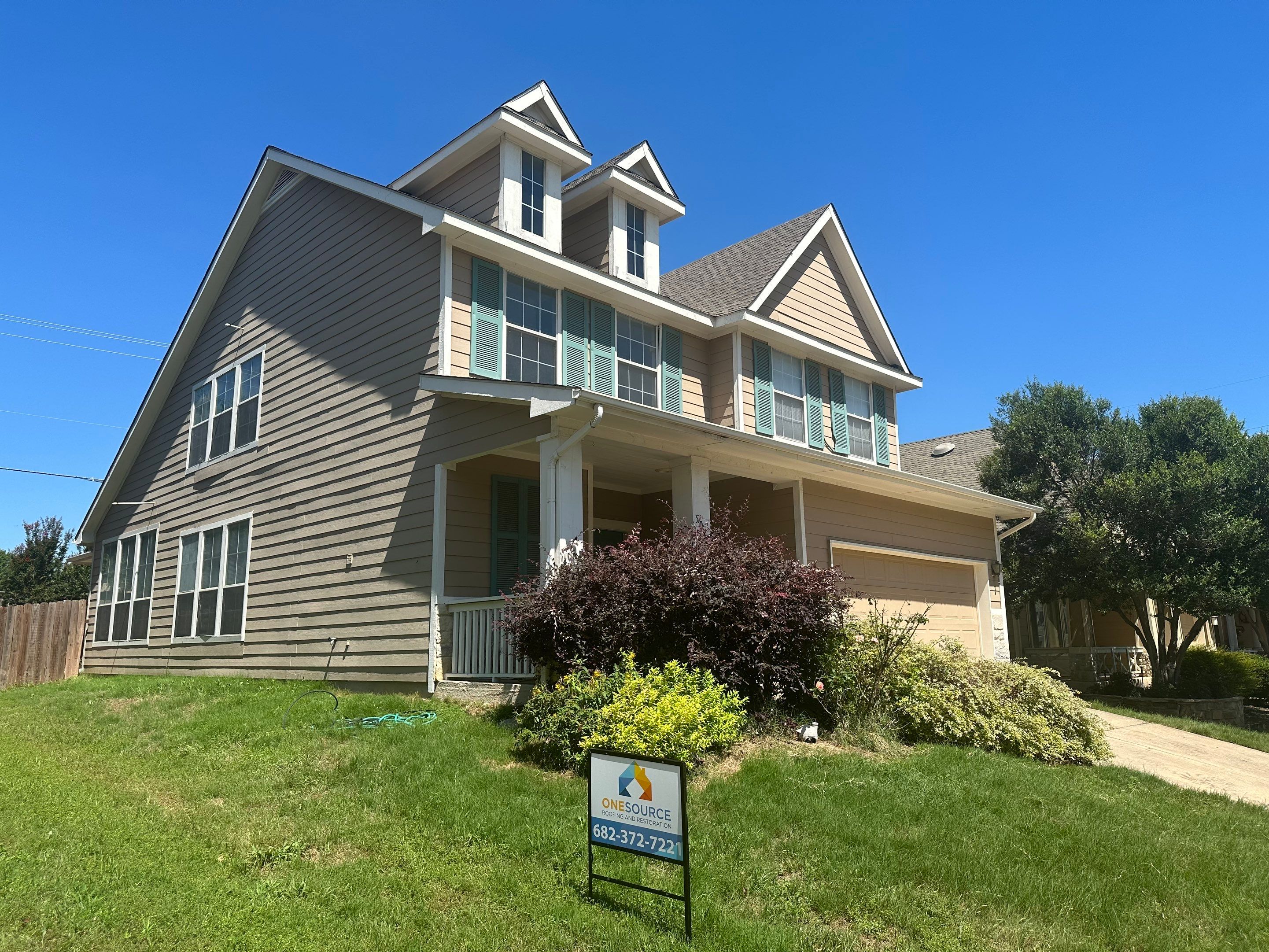 Residential Roofing Installation using GAF Timberline HDZ Weathered Wood by OneSource Roofing and Restoration