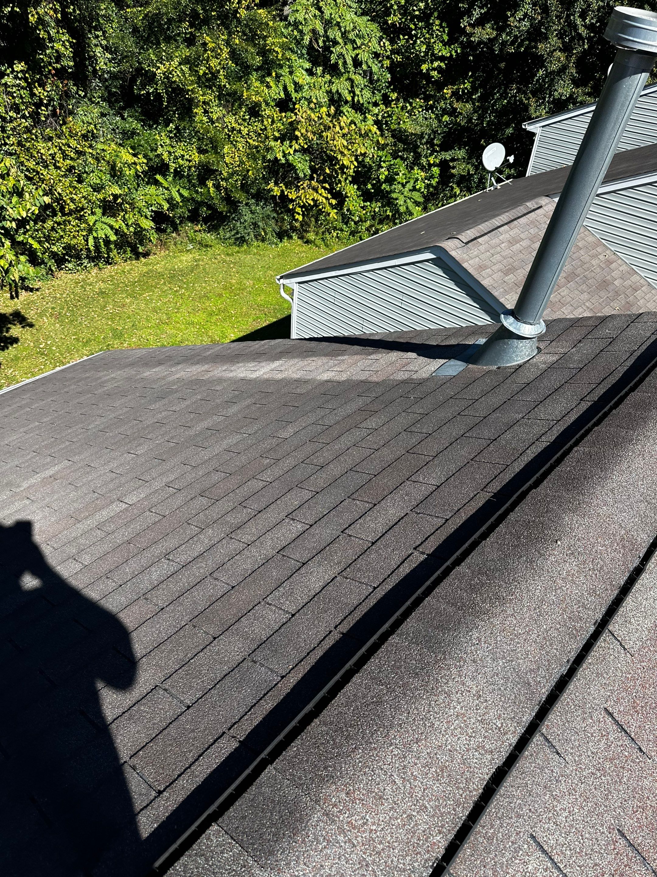 Roof replacement by hail damage by Just Brilliant Restoration JBR