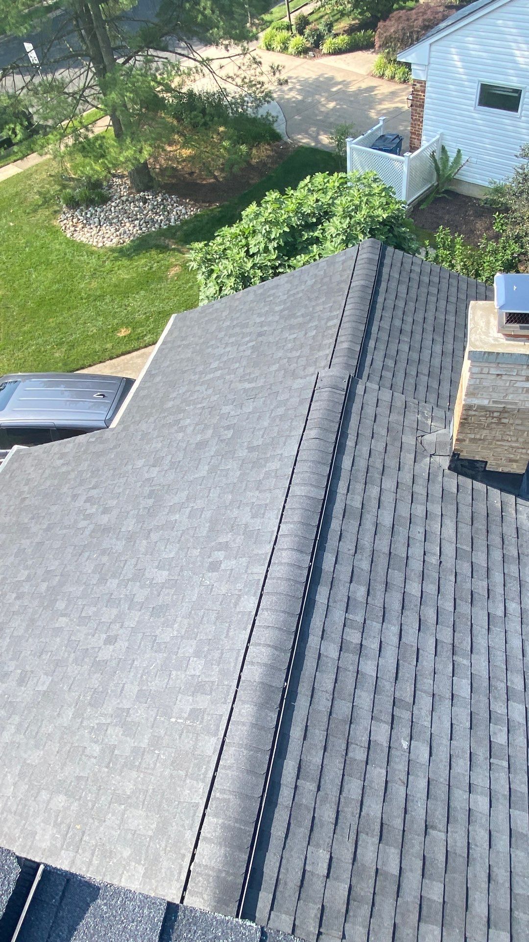 Vienna: Roof Replacement with CertainTeed Landmark Designer Shingles in Moire Black by RM Banning, Inc.