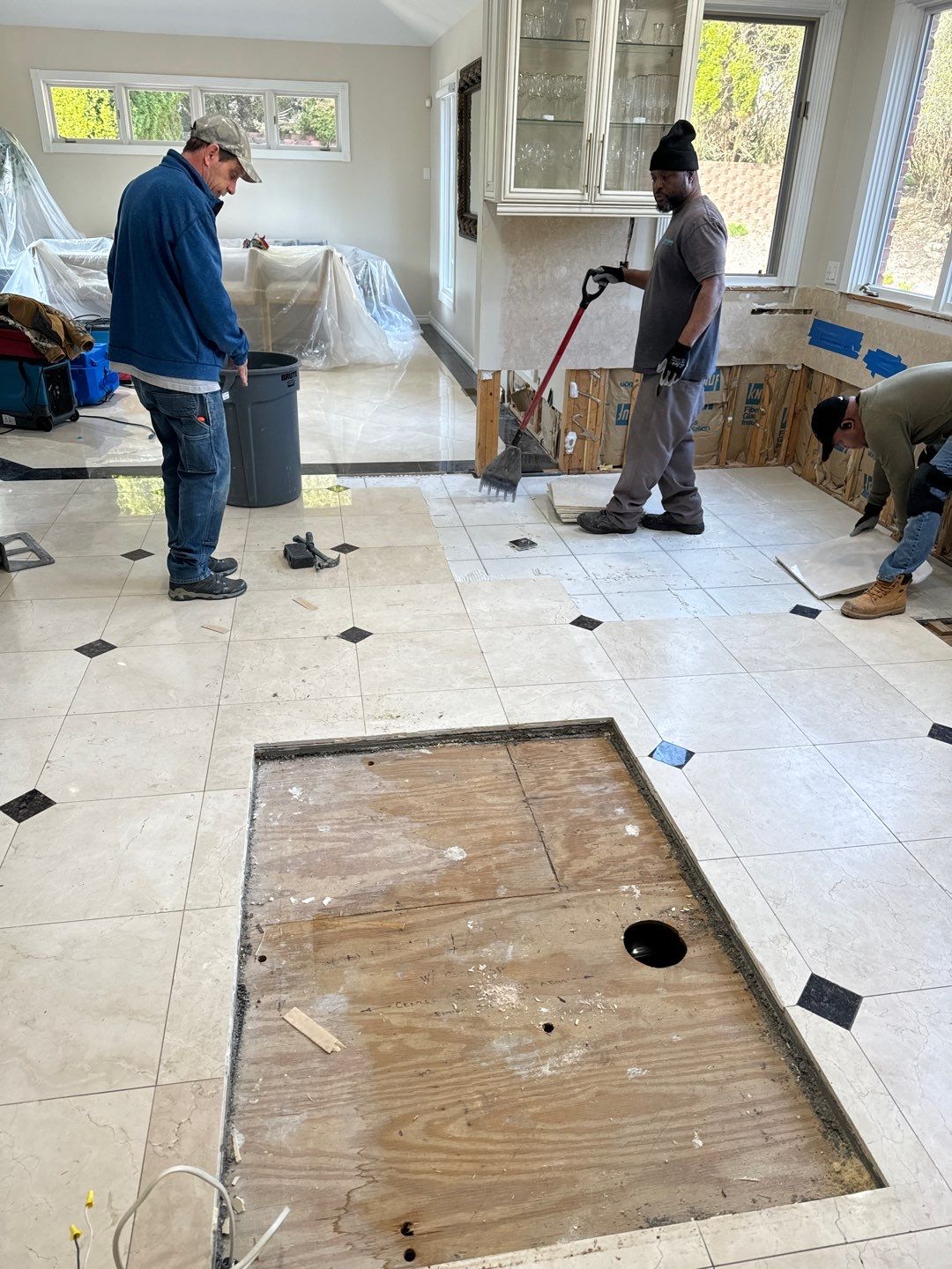 Project in West Bloomfield Township by EzDry Water Mitigation & Property Restoration