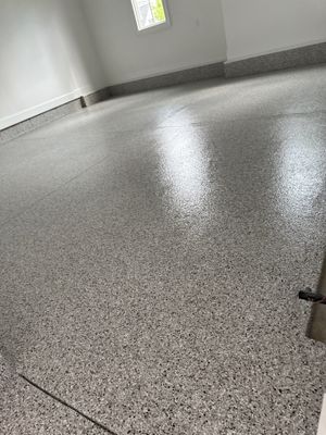 Garage Floor Coating using Coyote