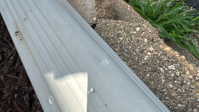 Turtle Shell gutter protection installation in Villa Park, IL 60181, photograph 2