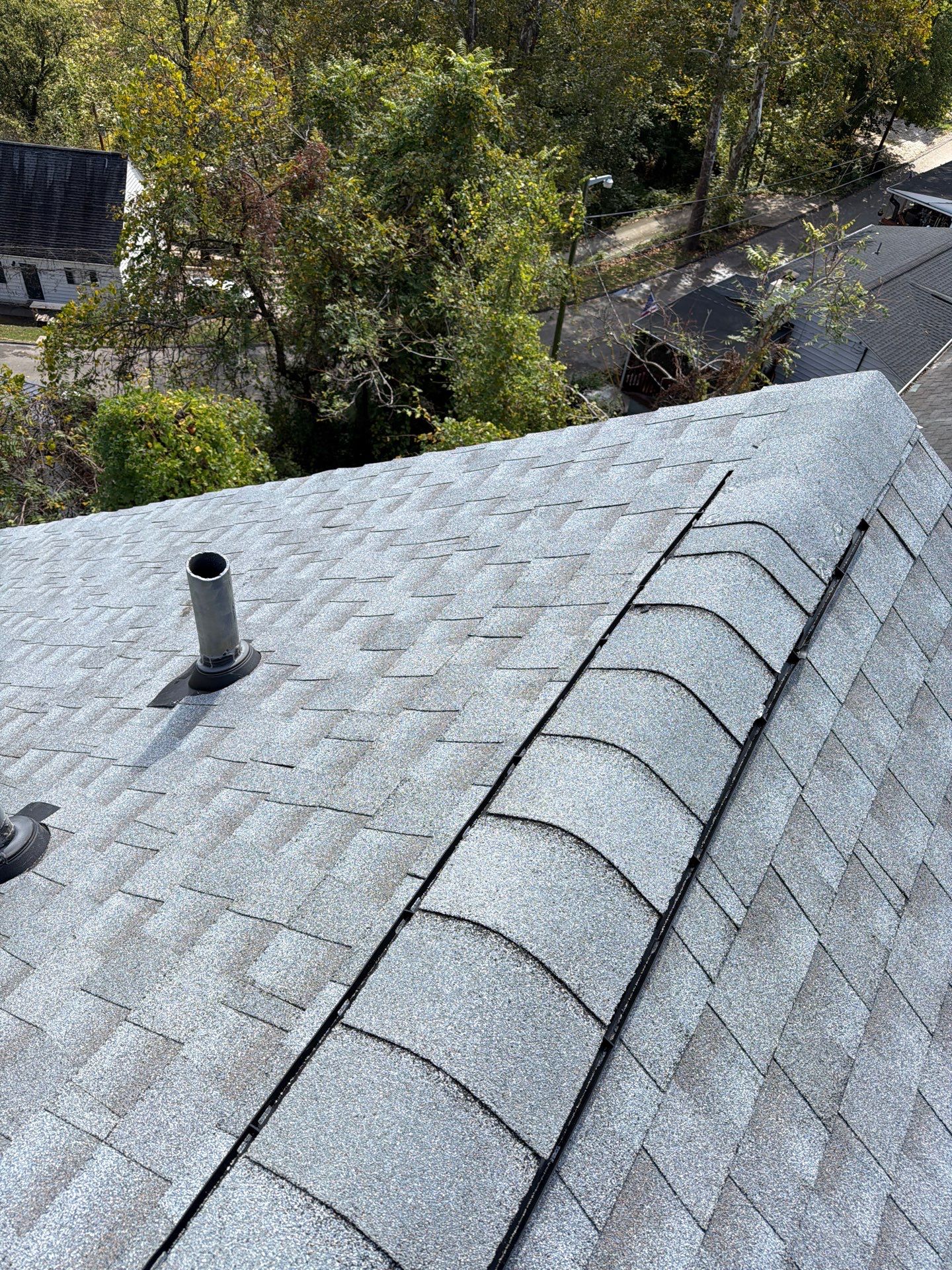 Residential Roofing Installation using GAF Timberline HDZ Fox Hollow Grey by Rainstoppers Roofing