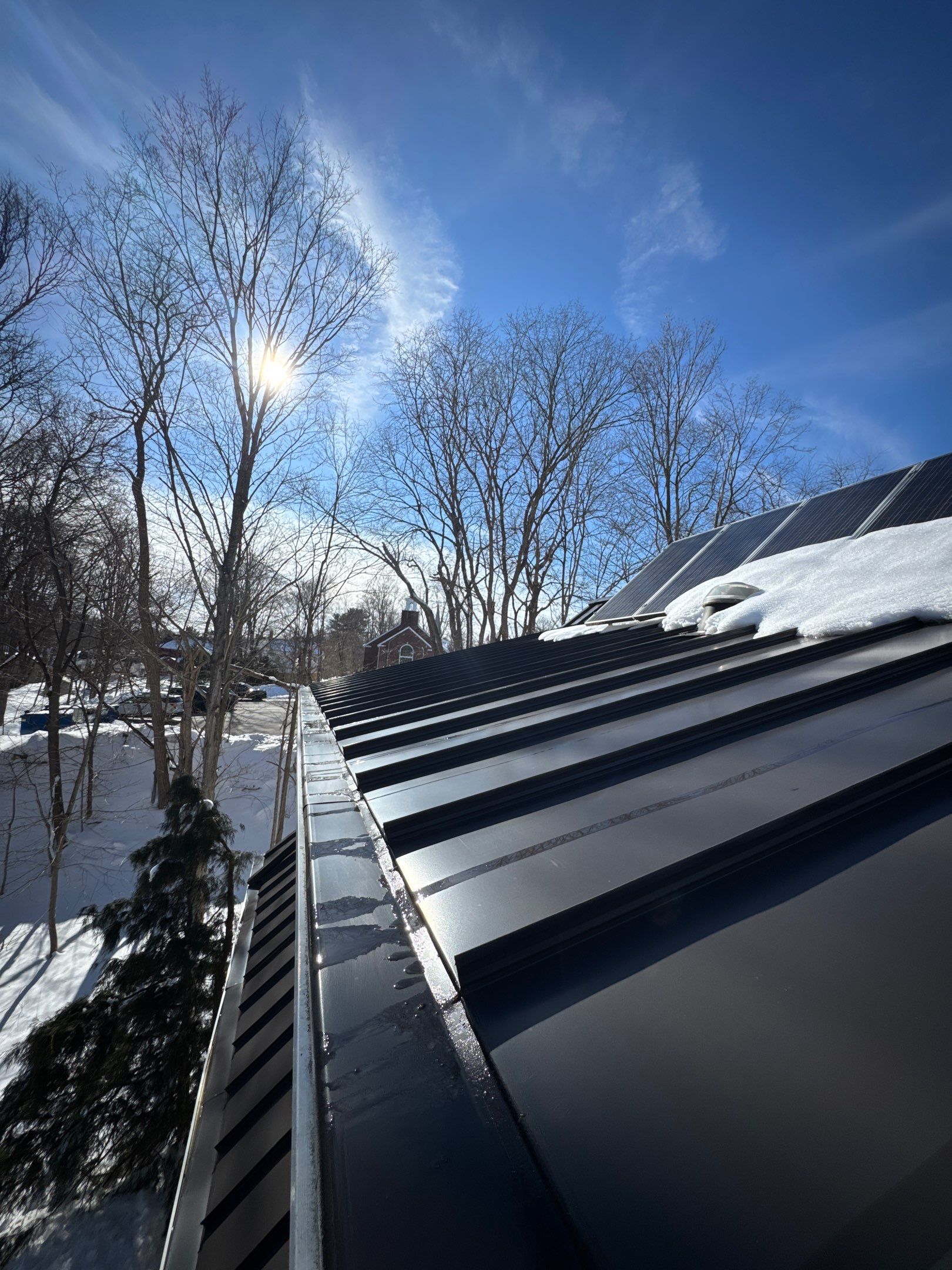 Metal Roof Leak Repair in Newfields, NH (Standing Seam Roof Fix Without Replacement) by Compass exteriors