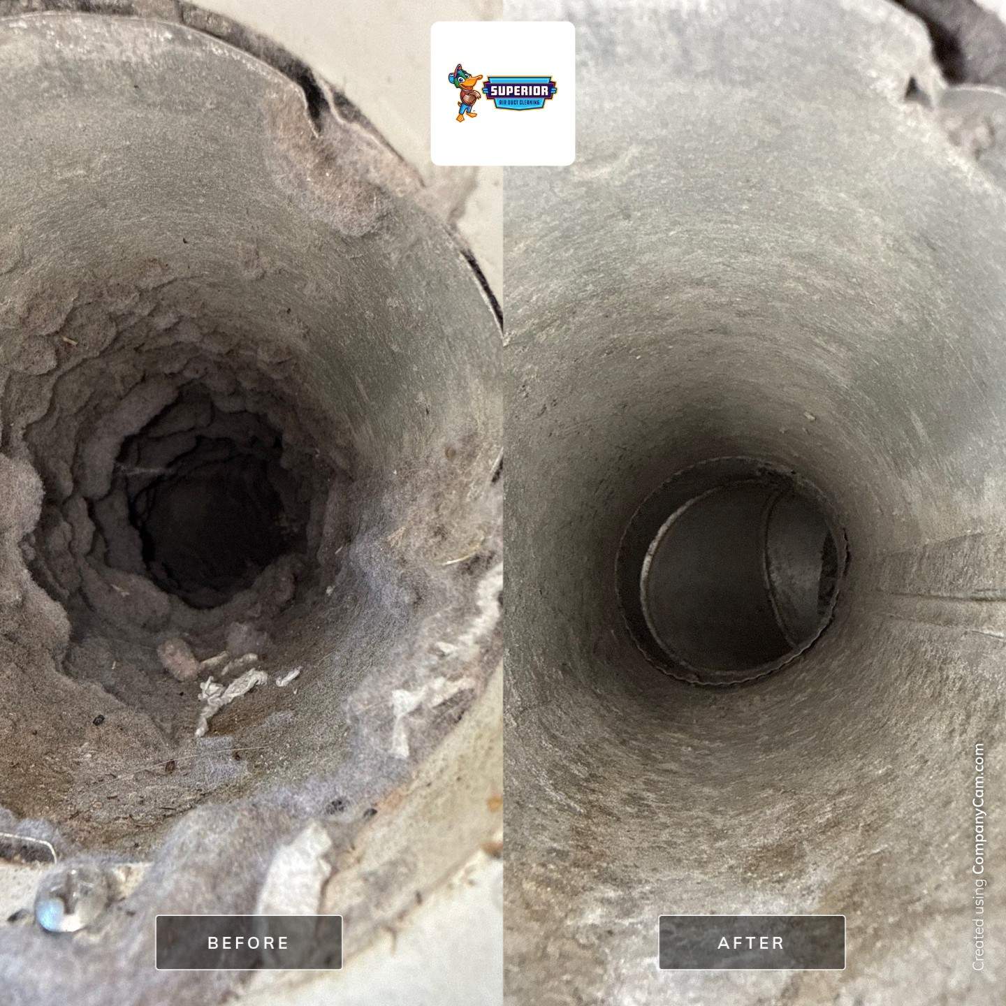 Residential Dryer Vent Cleaning and Debris Removal in Zelienople by Superior Air Duct Cleaning