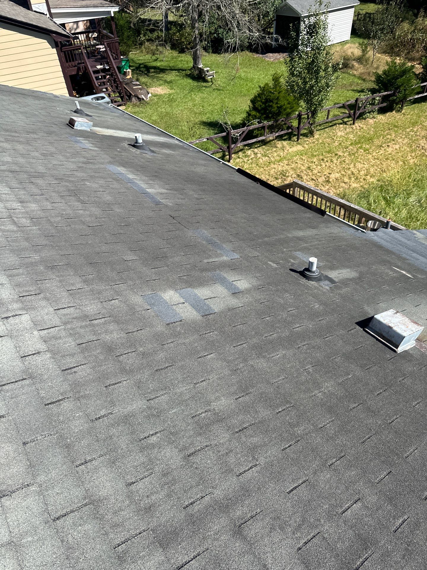 Roof replacement and interior repair by hail and wind damage by Just Brilliant Restoration JBR