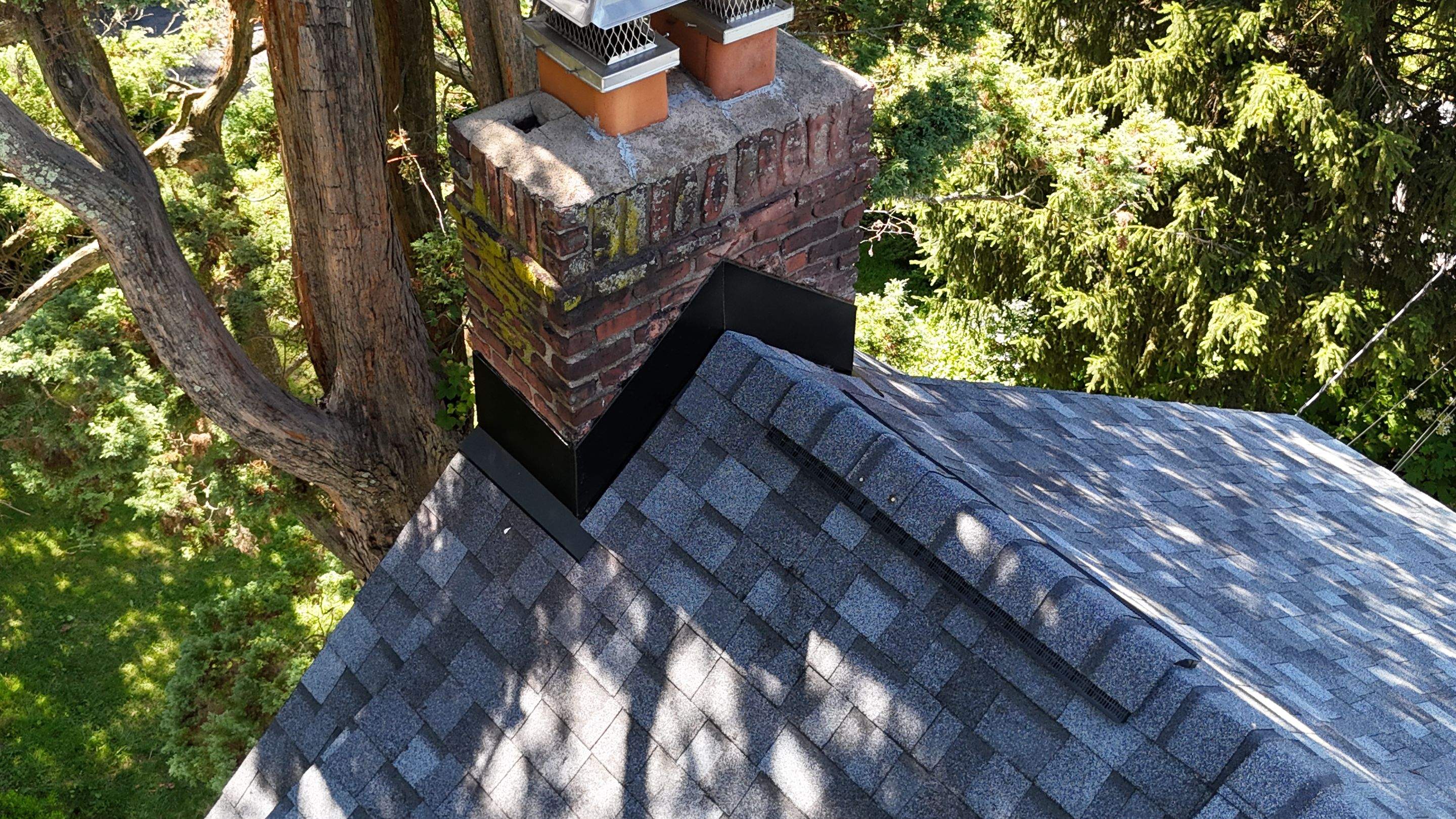 Project in Hastings-on-Hudson by The Energy Efficient Roofer & George's Seamless Gutters