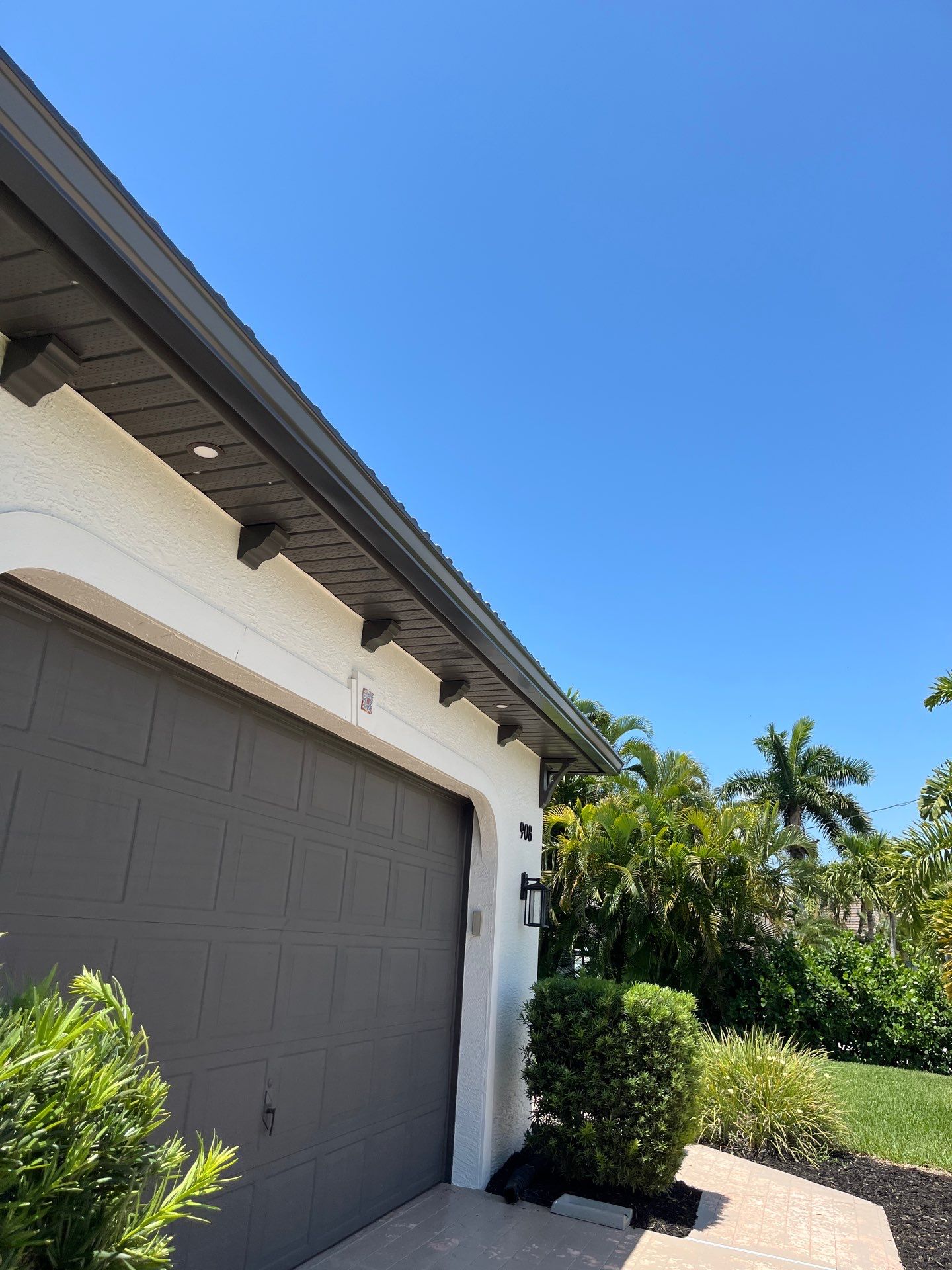 Bronze Gutter Repair and Replacement in Cape Coral FL by Gutter Professors